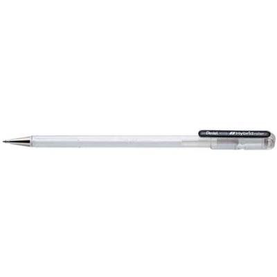 Stylo roller à encre gel Hybrid K108, blanc - Pentel