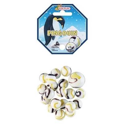 Sachet de 20 Billes en Verre 16mm + 1 calot 25mm