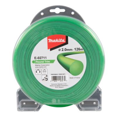Fil rond Round Trim MAKITA 2 mm x 126 m - E-02711