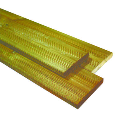 Lame de terrasse Pin Sylvestre préservé vert - 25 x 142 mm L.3 m - Gedimat