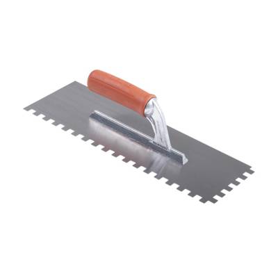 Platoir denté avec poignée caoutchouc - 36 x 13 cm - Denture 10 x 10 - RAIMONDI - 11333 - Maxoutil