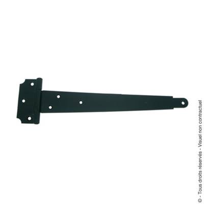Penture anglaise zingué blanc ép.2 mm - 200 mm - Gedimat - AFBAT