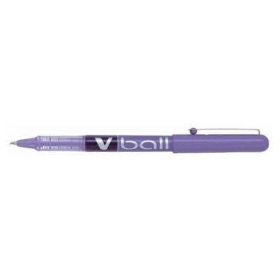 Stylo roller V Ball VB5 Encre liquide Pointe métal Fine Violet