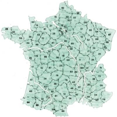 Carte billographe n° 11 France Couleurs - MINERVA
