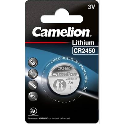 Pile bouton Lithium CR2450 3V 24.5x5mm