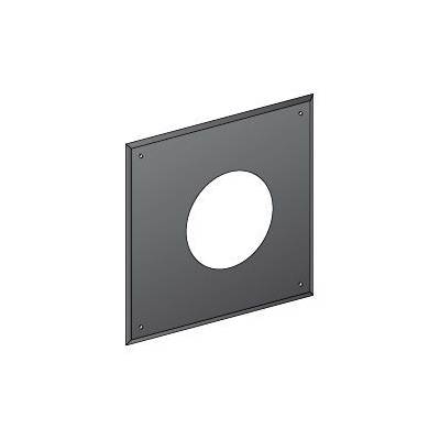 Plaque de propreté PP STH Ø80/130 PGI -  Noir ral 9030 POUJOULAT - 37080716 - Maxoutil