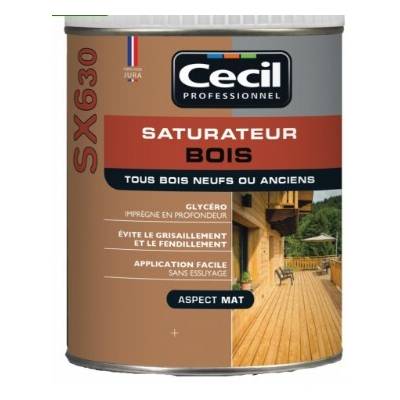 Saturateur bois SX630-HC nature - Gedimat - CECIL PRO