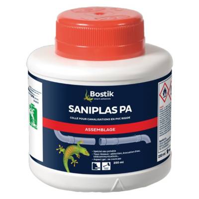 Colle canalisation pvc SANIPLAS PA - Gedimat - BOSTIK