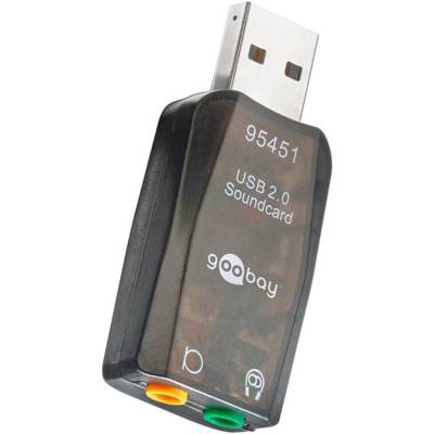 Carte son USB 2.0 Transparente Pour connxion de micro et Casque