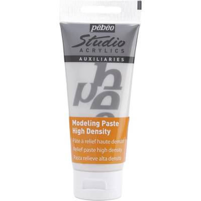 Peinture Acrylique 1 tube de 100 ml Modeling Paste Haute densité Blanc - PÉBÉO
