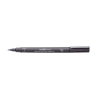 Feutre technique PIN 000200BR GF pointe brush gris foncé - UNI-BALL