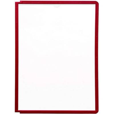 Plaque Pochette SHERPA et VARIO Format A4 Rouge
