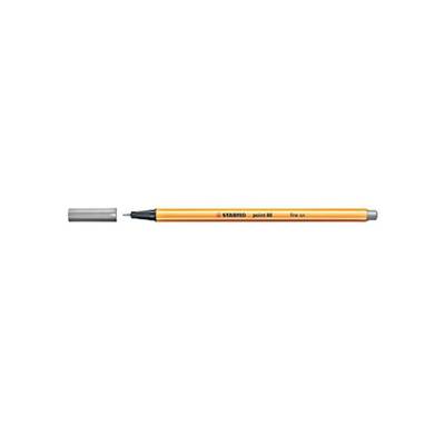 Stylo-Feutre POINT 88 Pointe Fine 0,4 mm gris foncé - STABILO