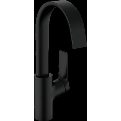Mitigeur de lavabo HANSGROHE Vivenis bec haut avec tirette et vidage noir mat - 75030670