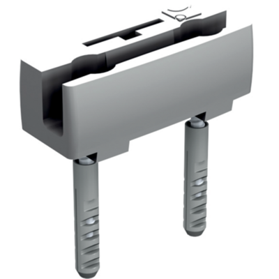 Patin gris a visser pour u 25x17 ou 30x30 ou fer plat de 4 mm 11110 gdu - MANTION SAS