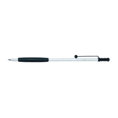 Stylo Bille Design ZOOM 707 Corps Blanc/Noir pointe moyenne - TOMBOW
