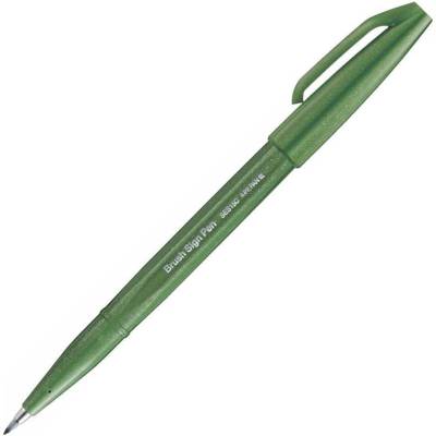 Stylo feutre Brush Sign Pen SES 15, vert olive