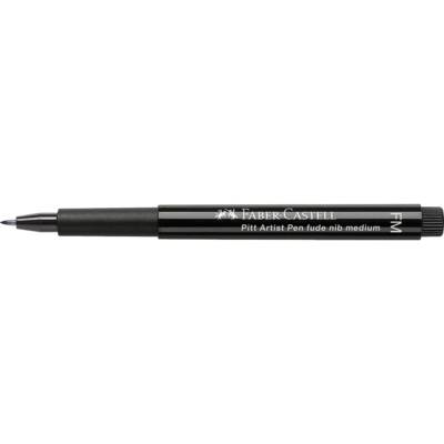 Feutre Pitt Artist Pen Fude medium Noir - FABER-CASTELL