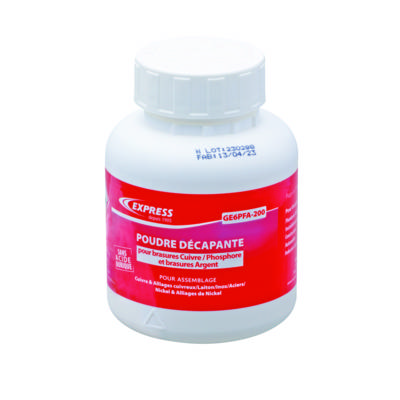 Poudre décapante pour assemblage de brasures - pot de 200g - Gedimat - EXPRESS