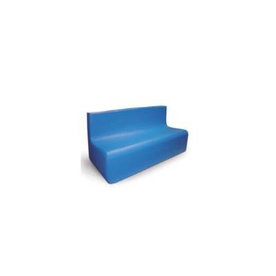 Banquette mousse enfant 3 places HT 24 cm en 20 coloris