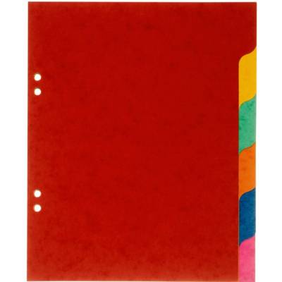 Jeu de 6 Intercalaires "Ecolier" 18x22 cm Carte Lustrée