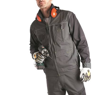 Blouson AUTHENTIC - coloris gris/noir - Gedimat