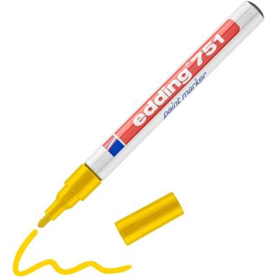 Marqueur Peinture 751 Jaune Pointe Ronde 1-2 mm