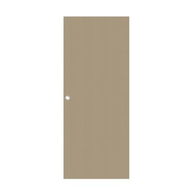 Porte seule coulissante tubulaire MIRO aspect cuir lichen - 204x73cm - Gedimat - REIVILO