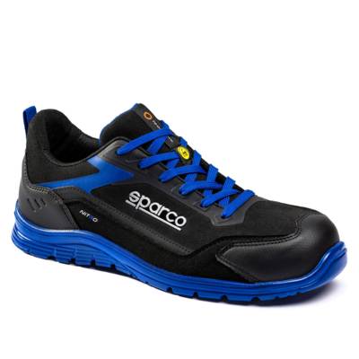 Chaussure de sécurité basse Nitro Advanced Noir/Bleu T.44 - SPARCO - 4502-10