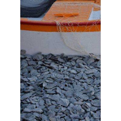 Pétale d'ardoise naturelle pilée bleue 30/60mm - sac de 25kg - Gedimat