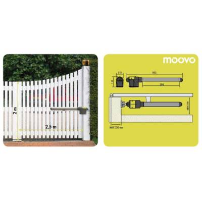 Kit de motorisation XW532KM pour portail battant - Gedimat - MOOVO