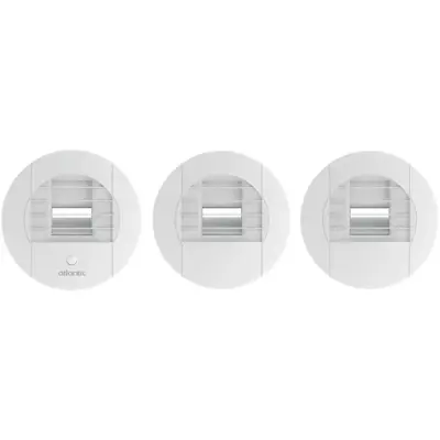 Kit Twist&Go avec bouche hygro salle de bain 10/40 Ø80 - ATLANTIC - 542576