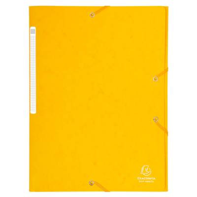 Chemise à élastiques Maxi capacity carte lustrée 425gm² Nature Future A4 Jaune