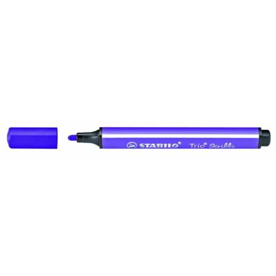 Feutre coloriage Trio Scribbi Triangulaire Pointe Large violet