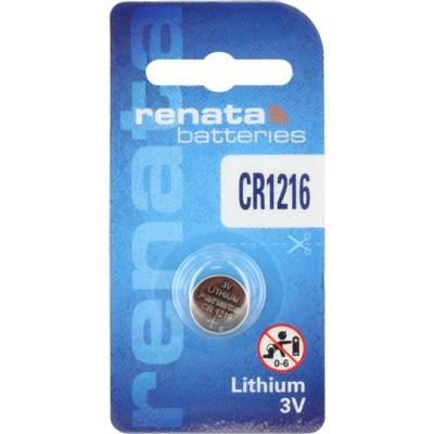 Pile bouton CR1216 Lithium 3V
