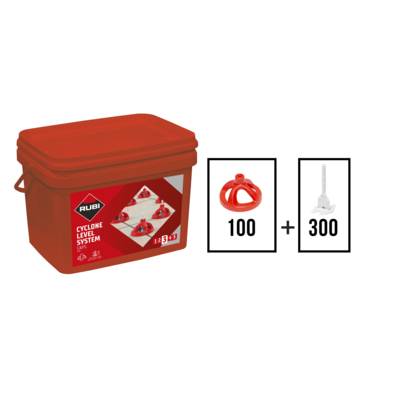 Cyclone LS 1,5 mm base plate - boîte de 300 pièces - Gedimat - RUBI