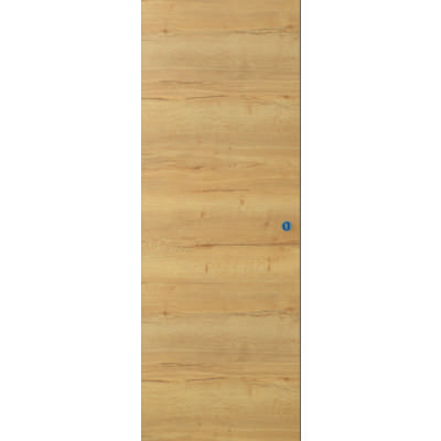 Porte coulissante alvéolaire COME décor chêne authentique - 204 x 73 cm - Gedimat - SIFISA