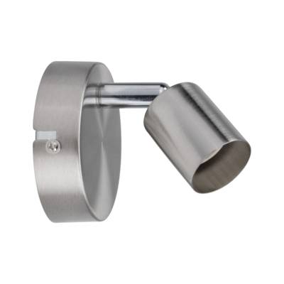 Spot intérieur mural CAROLINA nickel mat 10W 230V - Gedimat