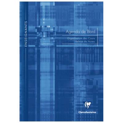 Agenda de bord Enseignant Broché rembordé rigide 21x29,7 144p
