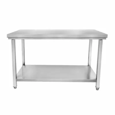Table inox - Avec étagère basse - STTF147 - Vesto