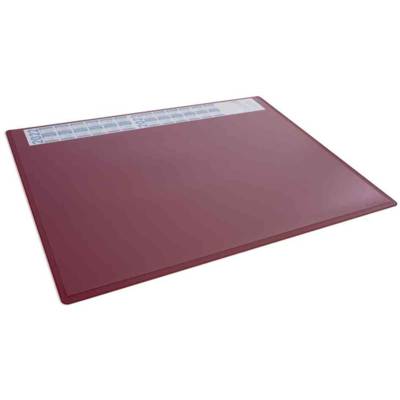 Sous-main avec calendrier, PP, rouge - DURABLE