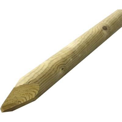 Piquet épointé et chanfreiné pin du Nord vert - Ø8 cm L.2 m - Gedimat