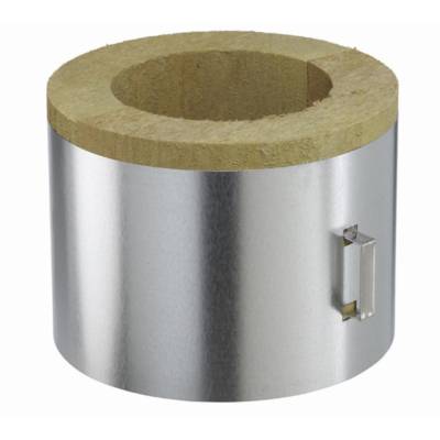Coquille isolante plafond inox galva Coquisol Ø180/230 H.330 POUJOULAT - 32999121 - Maxoutil