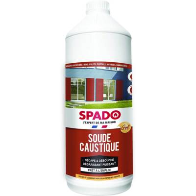 Flacon 1 l Soude Caustique Débouche les Canalisations Décapant Peinture Dégraissant Surpuissant