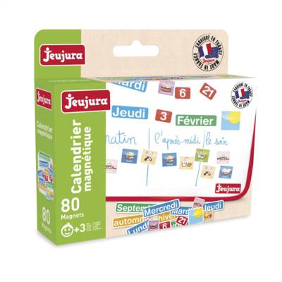 Coffret Calendrier Magnétique - 80 caractères - JEUJURA