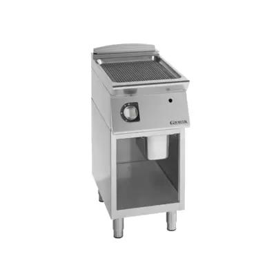 Plancha rainurée à gaz sur meuble - FRG72GF - Giorik