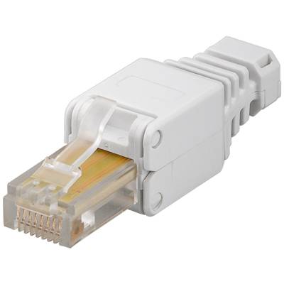 Fiche RJ45 CAT 5e UTP Sans Outils AWG 24-26 Blanc
