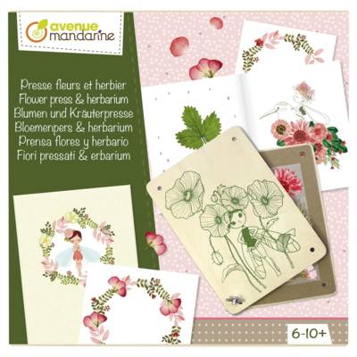 Coffret créatif Presse fleurs et herbier - Multicolore - AVENUE MANDARINE