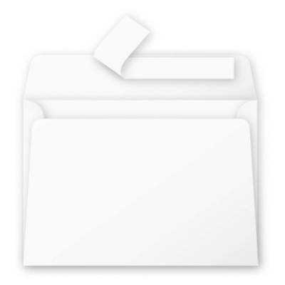 Paquet de 20 Enveloppe 120g 114x162 blanc