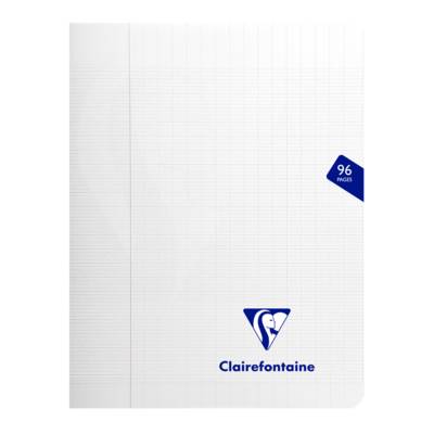 Cahier MIMESYS Piqué Polypro 17 x 22 cm 96 pages 90g Séyès Incolore - CLAIREFONTAINE